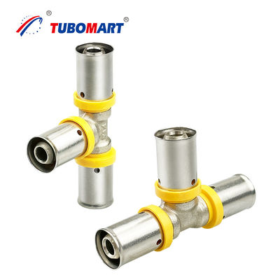 Pex Al Pex Sistem Gas Fittings Press Pipe Untuk Sambungan Pipa Gas
