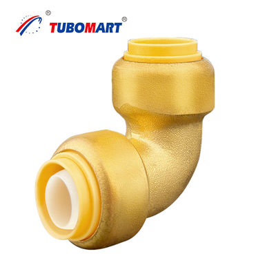 Plumbing 1/2 Pex Quick Connect Fittings Lead Free Brass Push Fit Fittings