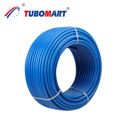 Pasokan air Pipa Pex Merah Dan Biru 80 100 160 Psi Silang Terhubung Polyetilen Tabung