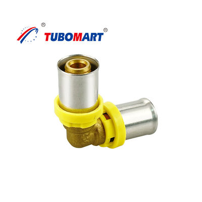 CW617N Kuningan Performa Tinggi Pex Press Fittings PEX AL PEX Pipe Press Fittings