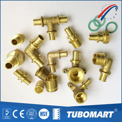 Pipa Kuningan Pex Sliding Fitting 1/2 Inch 3/4 Inch 1 Inch Pex Pipe Tee