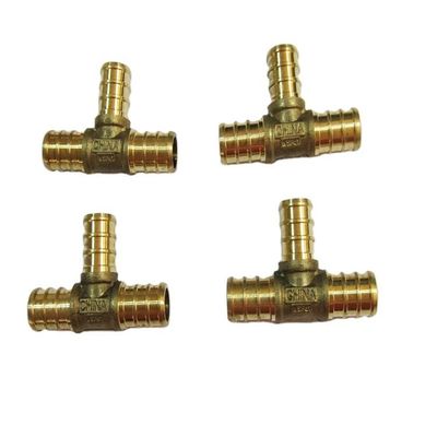 Fittings Crimp Pex Tekanan Tinggi Dengan Tekanan Rating Hingga 200 Psi