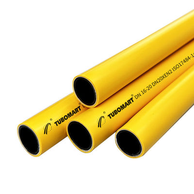 Pipa gas PEX AL Pex kuning Ketebalan 2,0 mm Standar ISO 17484-1:2006 AS4176.8-2010