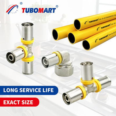 Fittings Pex Press Komersial Kinerja Tinggi 3/4 Inci Kuningan Garden Hose Fittings