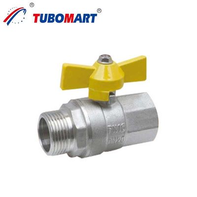 Manual Hpb58-3A Klep Gas Kuningan 1/2 Klep Bola Gas Untuk Instalasi Perumahan
