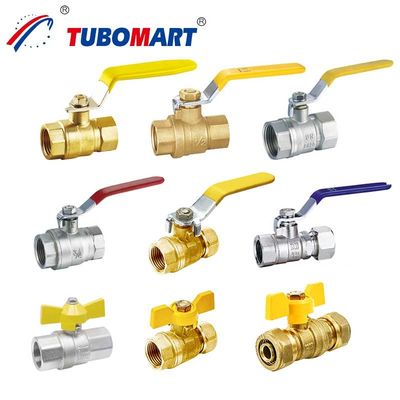 OEM Brass Gas Supply Valve Hpb58-3A Gas Brass Valve Disesuaikan