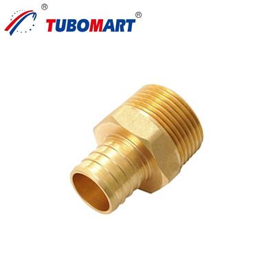 Sistem Pasokan Air 1/2 Inch Pex Crimp Fittings Ketahanan Korosi