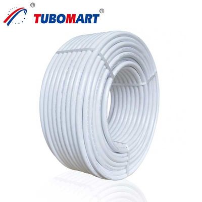 White Pex AL Pipe 0.19 - 0.35mm Ketebalan Push To Connect Tube Tahan korosi