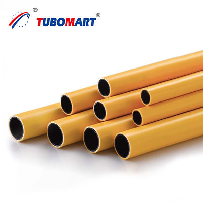 OEM Lpg Gas Pipe 16-32MM Pex Al Gas Pipe Kuning Aluminium Pipe Untuk Lpg Gas