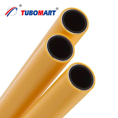 Kuning PE-AL-PE Gas Hose Multilayer Composite Pex Al Pex Pipe Gas Tube Plumbing Pex Gas Pipe