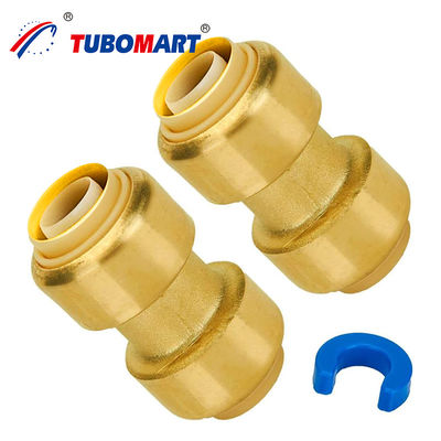 ISO Certified PEX AL PEX Push In Fittings Tembaga 1/2 