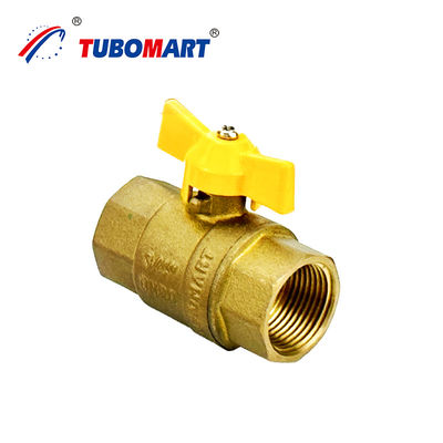 OEM produsen TUBOAMRT Pabrik HPB58-3A katup bola kuningan untuk sistem gas