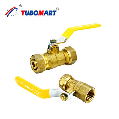 2 Inch GAS Brass Ball Valve Untuk PEX-AL-PEX