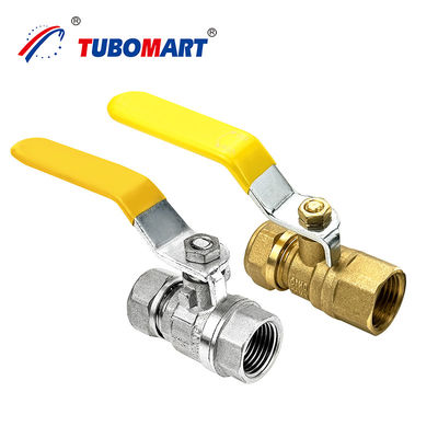 ISO 17484-1 & AS 417.8 NPT atau BSP Thread Brass Forged Ball Valve untuk Gas dan Air