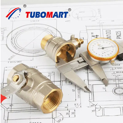 OEM Npt 1/2 Inch Cw617n Kuningan Gas Ball Valve Untuk Kompor Sistem Pipa Gas Dengan Pex Al Pex 16