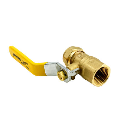 Sertifikat SAI HPB58-3A katup bola kuningan untuk gas untuk katup gas PEX-AL-PEX