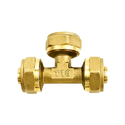 Perlengkapan Kompresi Pex Tee Dengan Ukuran Dan Bentuk Yang Berbeda ISO17484-1 2006 8 AS4176.8-2010