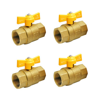 SAI GLOBAL Pipa Gas Bahan Pipa Kuning Kupu-kupu Genggam Wanita Pria Benang 1/2 