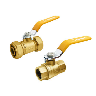 Customized Brass Ball Gas Valve dengan Male Connection dan Sertifikasi SAI Plumbing Materials Control Gas 1/2