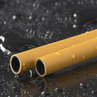 50 Tahun Jaminan Pipa Gas Pex Al Pex Untuk Gas ISO17484/AS4176/NSF14 Sertifikasi Disesuaikan Putih / Oranye / Kuning
