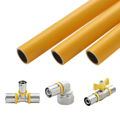 2-3MM Wall PEX AL PEX Pipe dengan ketahanan korosi dan mudah mendorong dalam koneksi