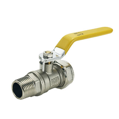 Tubomart OEM 1/4 Brass Ball Valve Hand Operated Customizable Support Untuk Sistem Gas