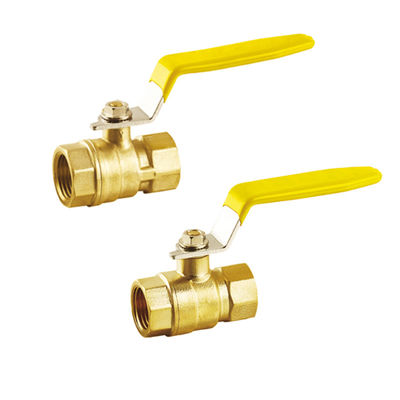 Klep bola gas manual yang dapat disesuaikan Klep gas penutupan suhu rendah dan tinggi Untuk penggunaan umum Klep bola kuningan yang dipalsukan