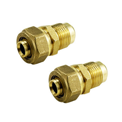 ISO17484-1/AS4176.8 Sertifikasi Pex Kompresi Fittings untuk Pex Al Pex Pipe 18*1/2