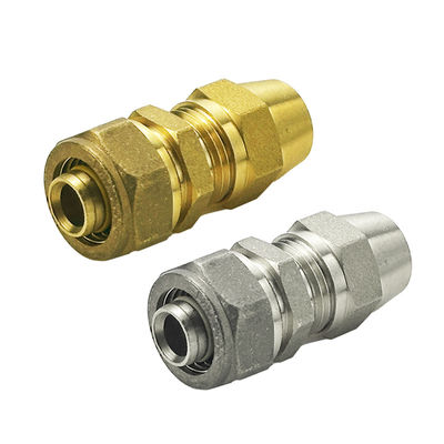 Perlengkapan Peredam Sekrup untuk Pipa PEX Multilayer Perlengkapan Kompresi Gas Air untuk Pipa