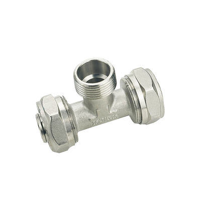 Pex Kompresi Fittings Male Female Connector untuk Gas Meter Brass ISO17484-1/AS4176.8