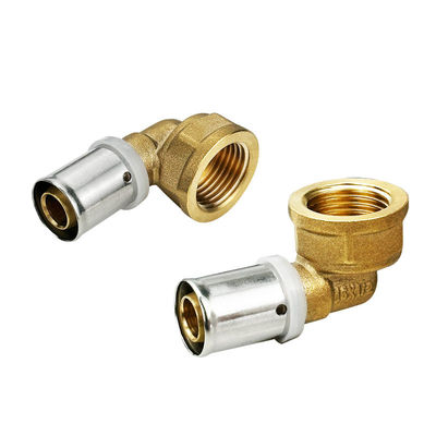 OEM Kuningan Crimp Press Fittings Fitting Crimping DR dan 58-3 Kuningan Dengan Kualitas Baik untuk Air Gas
