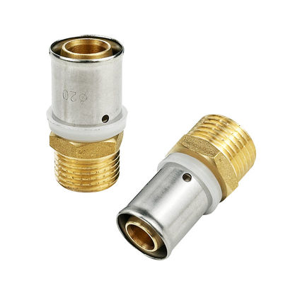 PEX Pipa Kuningan Butt Weld Pipe Press Fittings TH Tipe 20mm 32mm 40mm Press Casting Fitting