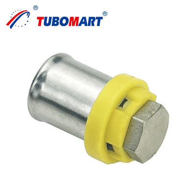 PEX Fittings Press Pex Kompatibel Dalam Warna Kuningan Alam Dengan Sertifikasi CE Disesuaikan