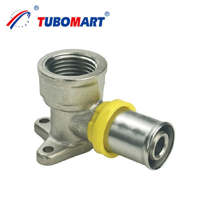 Mudah Pemasangan Pex Al Pex Pipe Press TH Tipe Fitting Dukungan yang disesuaikan