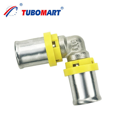 Tubomart OEM Watermark Gas Pipe Fitting TH Tipe 16mm 20mm 32mm Gas Press Fitting