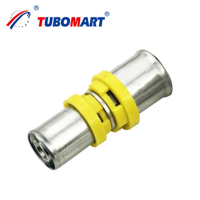 Tubomart Bahan pipa Kuningan Fittings Lantai Panas Fitting Pexalpex Pipe TH Profil lurus Gas Fitting