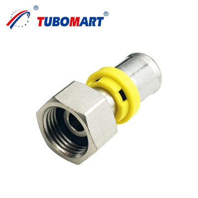 HPB58-3A Bahan tubuh Pex Al Pex Pipe TH Jenis Press Fitting Untuk Dan Perpipaan Tekanan Tinggi yang tahan lama Untuk Air Gas