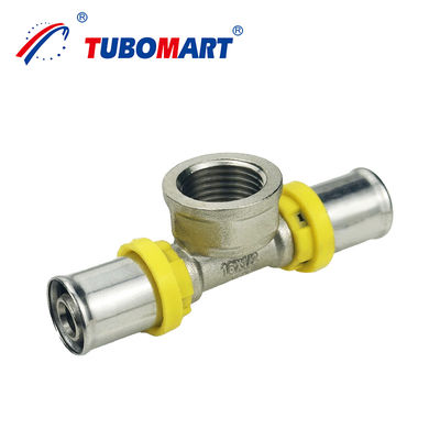 Hot Sale TH+U Press Fittings Stainless Steel 304 Male Coupling Fitting Untuk Sistem Pipa Gas Air