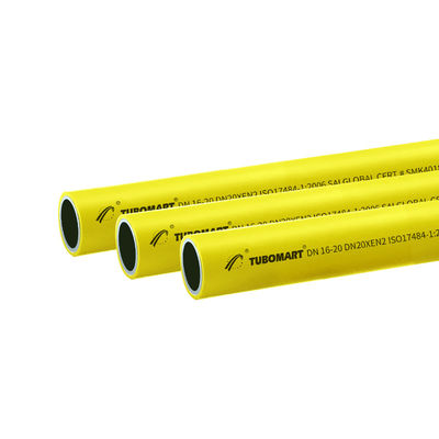 PE AL PE Pipa Gas Aluminium Polyethylene Multilayer Pex Al Pex untuk Sistem Perpipaan Gas Panjang 100 M / Gulung
