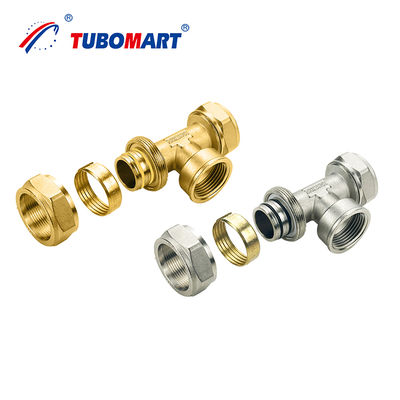 Ukuran yang disesuaikan Perlengkapan kompresi Pex Al Pex Untuk sistem gas Kinerja optimal Daya tahan tinggi