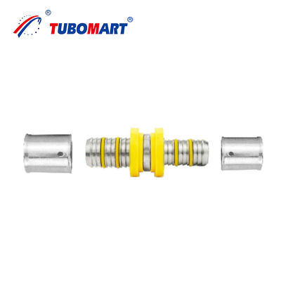 Bahan Pipa Ledeng Bersertifikat ISO Grosir Bahan Tembaga Pipa PEX Siku Sama Tee Kopling Gas PEX Press Fitting