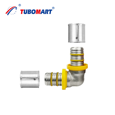 Dukungan Kustomisasi OEM OEM ODM Fitting Tekan Pex Al Pex untuk Sistem Gas dan Air 24 Tahun Pengalaman Manufaktur