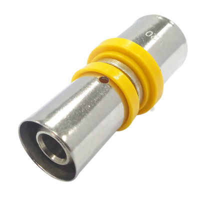 Dukungan yang disesuaikan Pex Al Pex kuningan Press pipa CW614N Press Jenis koneksi untuk sistem air GAS