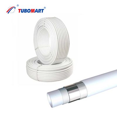 Tubomart Factory Water PERT Composite Pipe ISO21003 Water Heating Pipe OEM Plastic Pex Pipes Fittings for Heating Floor System