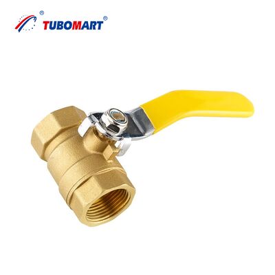 TUBOMART OEM Brass Gas Ball Valve 1/4'-4' Inner Thread Manual Power untuk Pasokan Gas