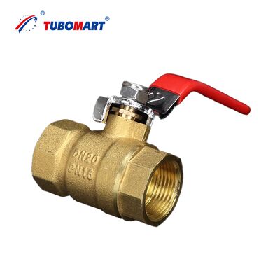 Customized TUBOMART OEM Brass Ball Valve Manual Power 16-32mm Pipa Pex Al Pex untuk Pasokan Air & Gas