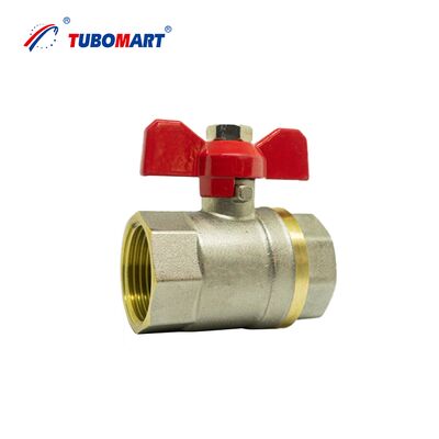 OEM/ODM dan AS4617 Cert. untuk Hot dan Cold Water Brass Ball Valve dengan Handle Panjang dan Warna Kuningan dan Warna Nikel-dilapisi