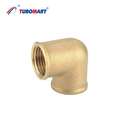 TUBOMART OEM Produk Kualitas Tinggi Perunggu Reducer Fittings Sekrup Wanita ke Pria Ekstensi Adaptor untuk Sistem Pipa Air
