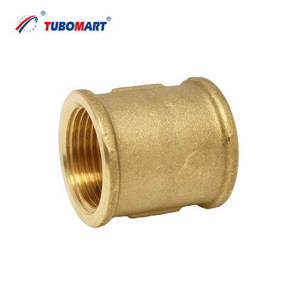Harga Pabrik OEM TUBOMART Fitting Pipa Kuningan Tee Female ke Male 1/2