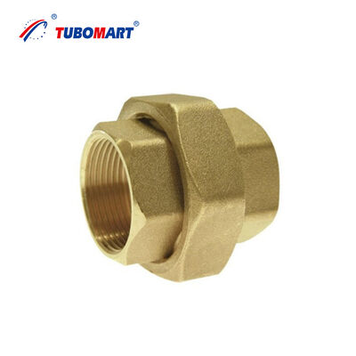 TUBOMART OEM Kontrol Kualitas Ketat Fitting Pipa Kuningan Siku Betina Sistem Pasokan Air